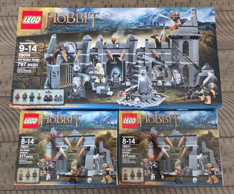 LEGO 79014 Dol Guldur Battle and 2 - 79011 Dol Guldor Ambush New in Box Sealed