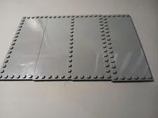 #4783# Lego 6205 Tile modified 6 X 16 with studs on 3 sides Dark Bluish Grey NEW