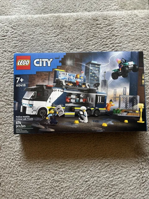 LEGO City Police Mobile Crime Lab Truck Toy, Pretend Play Multicolor 