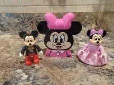 Lego Duplo toy Disney Minnie And Mickey Mouse Figures with Big Minnie Blocks
