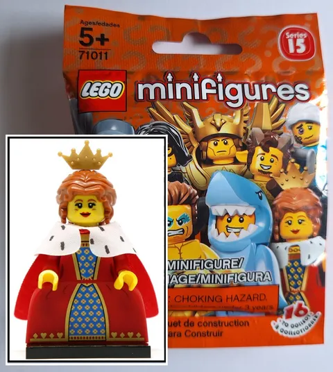 LEGO Queen Series 15 collectible minifigure NEW 71011 factory SEALED