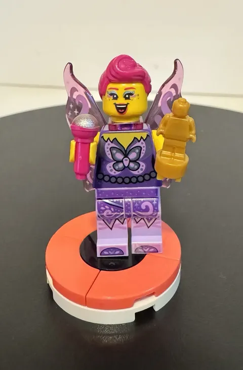 Lego Mini Figure Vidiyo Stage Fairy Singer With Trophy & Mic from Set #43115