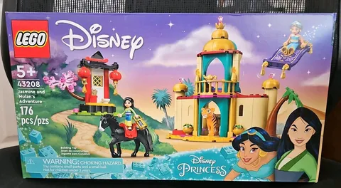 LEGO Disney Princess Jasmine and Mulan’s Adventure 43208 New & Factory Sealed