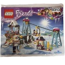 LEGO Friends 41324 Snow Resort Ski Lift Instruction Manual Book Only OEM
