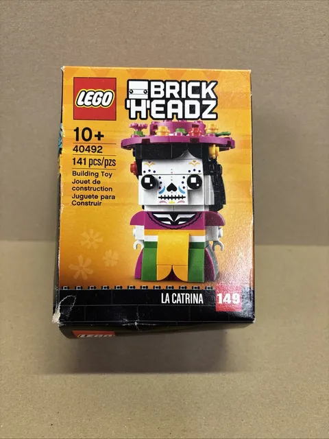 LEGO BRICKHEADZ 40492 LA CATRINA FACTORY SEALED DAMAGED BOX
