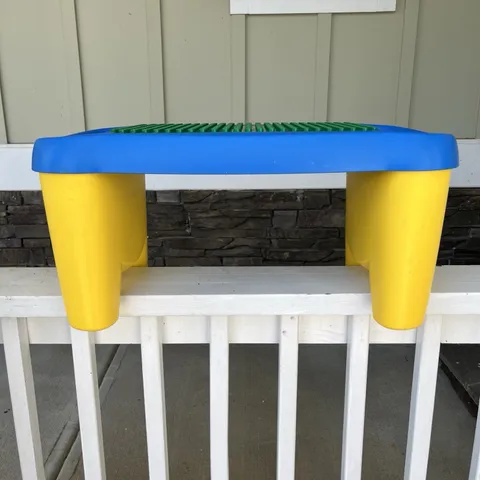 LEGO DUPLO Lap Building Table With Two Sided Storage # 72635 1998 USA Made