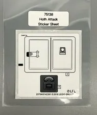 LEGO® Star Wars 75138 Hoth Attack Sticker Sheet NEW Replacement Part