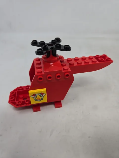 Vintage LEGO part  RED Helicopter Body Only Q18 Replacement Part