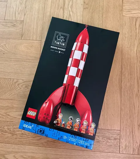 NEW LEGO Ideas 21367 Tintin Moon Rocket Factory Sealed Fast Ship