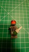 LEGO Agents Minifigure Agent Chase Gray Suit Jetpack Trans-Red Visor Accessory