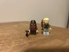 Lego Lord Of The Rings Minifigures Lot Legolas and Gimli Mines of Moria 9473