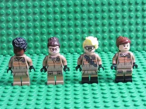 Lot Lego Ghostbusters minifigs Erin Gilbert Jillian Holtzmann Patty Tolan Yates