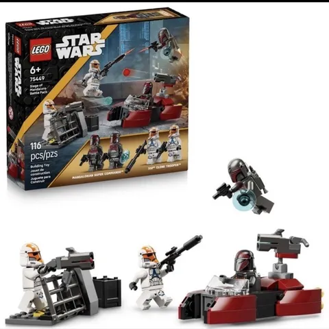 LEGO STAR WARS 75449 SIEGE OF MANDALOR BATTLE PACK NO MINIFIGURES BUILD ONLY