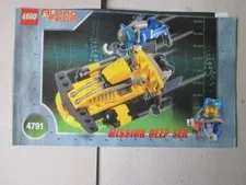 Lego 4791 Alpha Team Building Instructions Instruction Mission Deep Sea