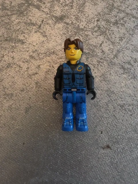 Lego Minifigure Jake Stone Junior Stone Blue And Black