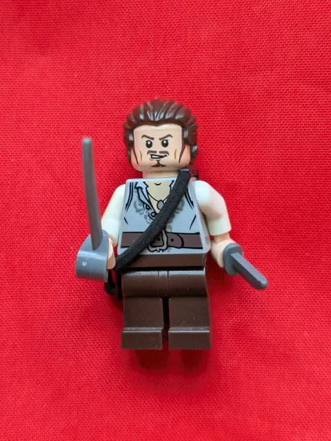 Lego Caribbean Pirates Minifigure: Will Turner (poc026) Scabbard 4182 4184 4183