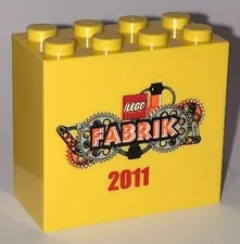 MISPRINT misprint LEGO LEGOLAND collectible brick collectable BRICK block FACTORY 2011