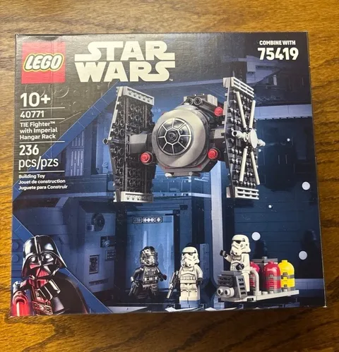 LEGO 40771 Star Wars TIE Fighter Hangar Rack 236pcs Limited Sealed Fast Ship