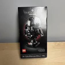 LEGO Star Wars Darth Vader Helmet 75304 834pc Complete Set 18+ w/ Stand