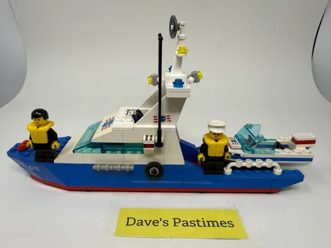 Vintage LEGO Coast Guard COASTAL CUTTER # 6353 99% COMPLETE READ