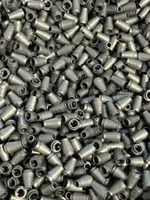 LEGO Flat Silver 1x1 Cone (4589b) - 100 New Pieces - Building Bricks