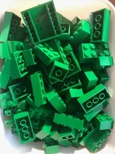 BRICKS and PARTS, BULK BY THE POUND, 1LB, approximately 200 Bricks