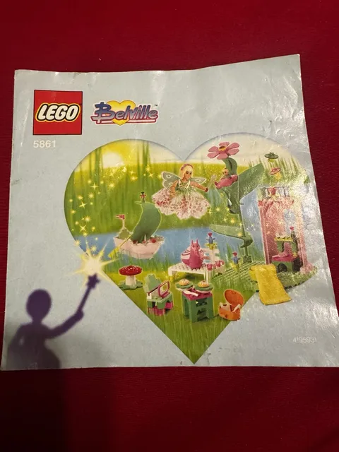 Lego Instruction Manual Book ONLY LEGO Belville Fairy Island Set 5861 YR 2003