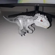 LEGO Indominus Rex Gray Printed Dinosaur Figure 1 Piece Plastic