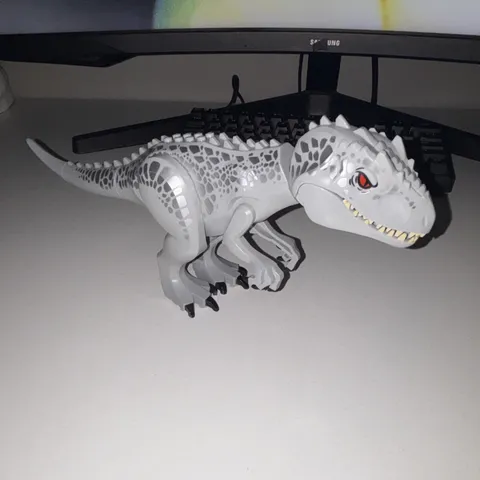 LEGO Indominus Rex Gray Printed Dinosaur Figure 1 Piece Plastic