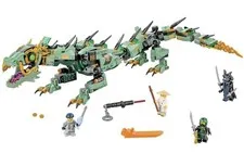 LEGO Ninjago Movie Green Ninja Mech Dragon 70612  90% Complete ALL FIGS INCLUDED
