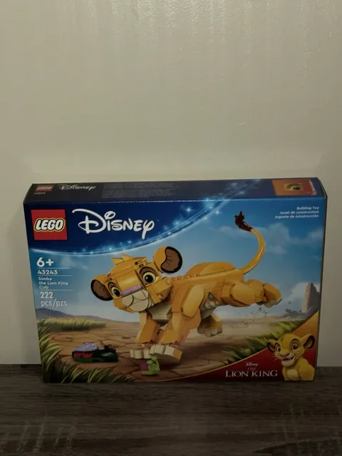 LEGO Disney 43243 Simba The Lion King Cub 222 Pieces New Sealed Gift Toy