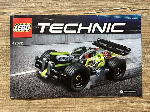 LEGO Technic 42072 WHACK! Original Instructions Car Pull Back 2018