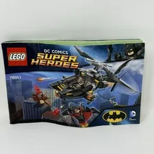 LEGO DC Comics Super Heroes 76011 Man-Bat Attack Instructions MANUAL ONLY