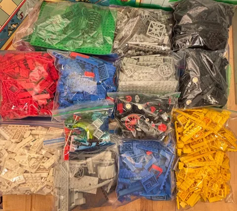 Vintage LEGO Bulk Lot Mixed Loose Bricks & Parts