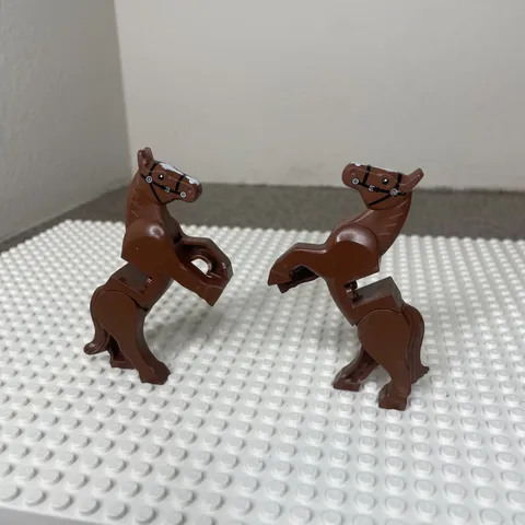 LEGO Lord Of The Rings Brown Horses Lot Of 2