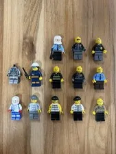 Lego Genuine Minifigure Misc Lot Police, Dr Who, Racing, City
