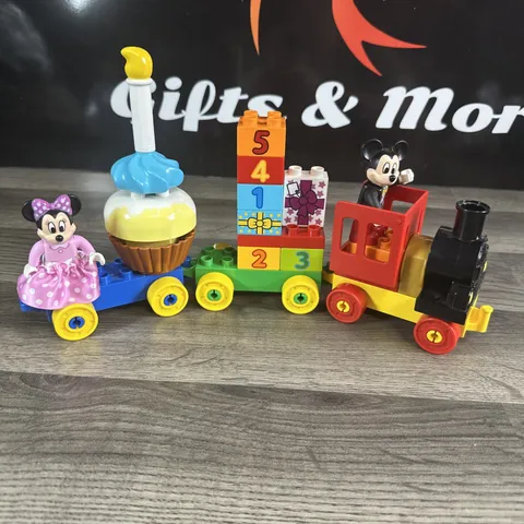 Lego Duplo Disney 10597 Birthday Parade Mickey Minnie Mouse Train Cars