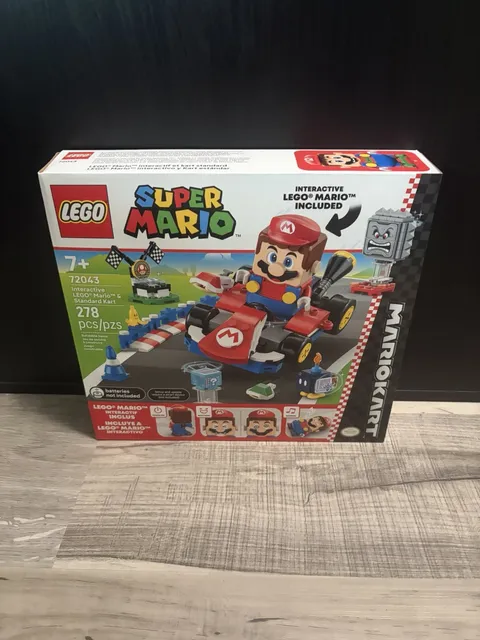 Lego Super Mario Interactive Lego Mario And Kart 72043