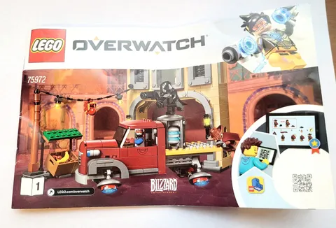 Lego Overwatch Dorado Showdown 75972 Instruction Manual - Good Condition
