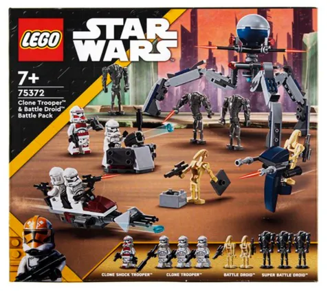 LEGO Star Wars 75372 Clone Trooper & Battle Droid Battle Pack Building Set New