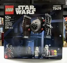 LEGO Star Wars 40771 TIE Fighter with Imperial Hangar Rack New Sealed
