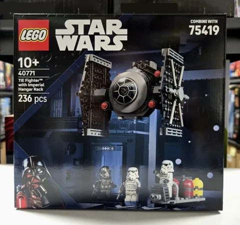 LEGO Star Wars 40771 TIE Fighter with Imperial Hangar Rack New Sealed