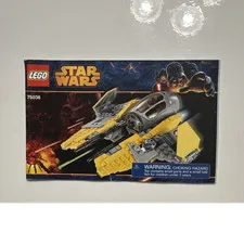 LEGO Star Wars Jedi Interceptor 75038 Illustrated Manual Booklet Multilingual