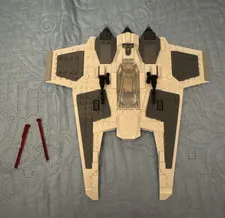 LEGO 75348 Mandalorian Fang Fighter only, 99% Set, No Figs