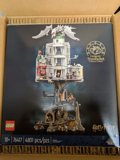 LEGO 76417 Harry Potter Gringotts Wizarding Bank Collectors Edition New