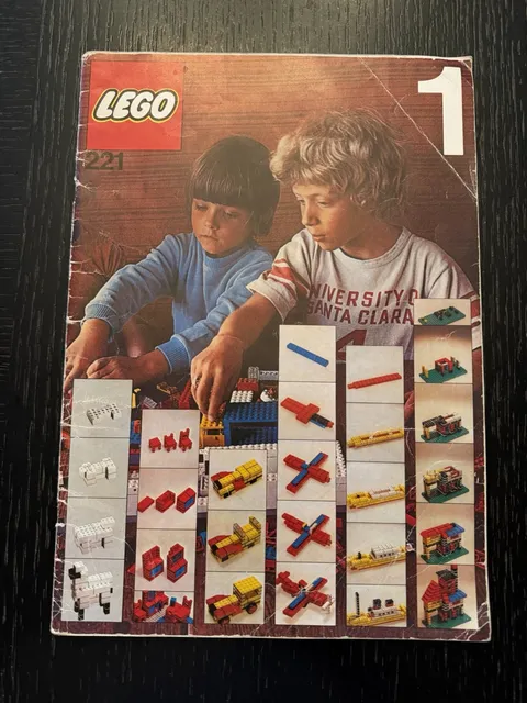 Vintage 1973 Lego 221 Instruction Book 1