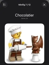 LEGO Series 29 71052 Collectible Minifigure Chocolatier Brand New Sealed