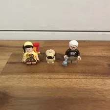 Lego Disney Up Minifigures Carl Dug(Dog) & Russell - 3 Mini Figures Ships Fast!
