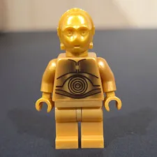 LEGO sw0161A Star Wars C-3PO Pearl Gold Droid Minifigure