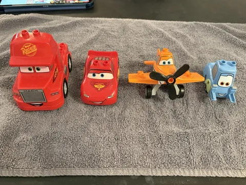 Lego Duplo -  Dianey Cars  Lot Of 4  Vehicles